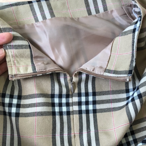 Vintage Checkered Skirt - Picture 7 of 8